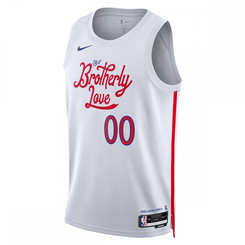 Philadelphia 76ers Unisex 2022/23 Swingman Custom Jersey - City Edition - White-Pro Kit Vault | Brand New 26/27 Sports Jerseys